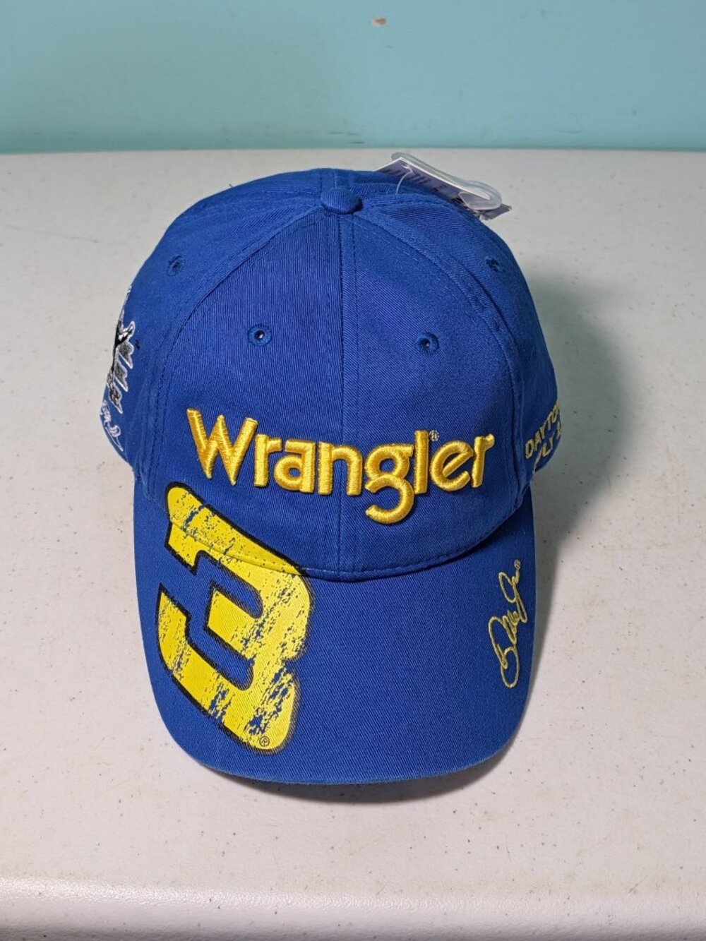 Dale Earnhardt Jr 3 Wrangler Hat 2010 Daytona Win Chase Authentics NWT